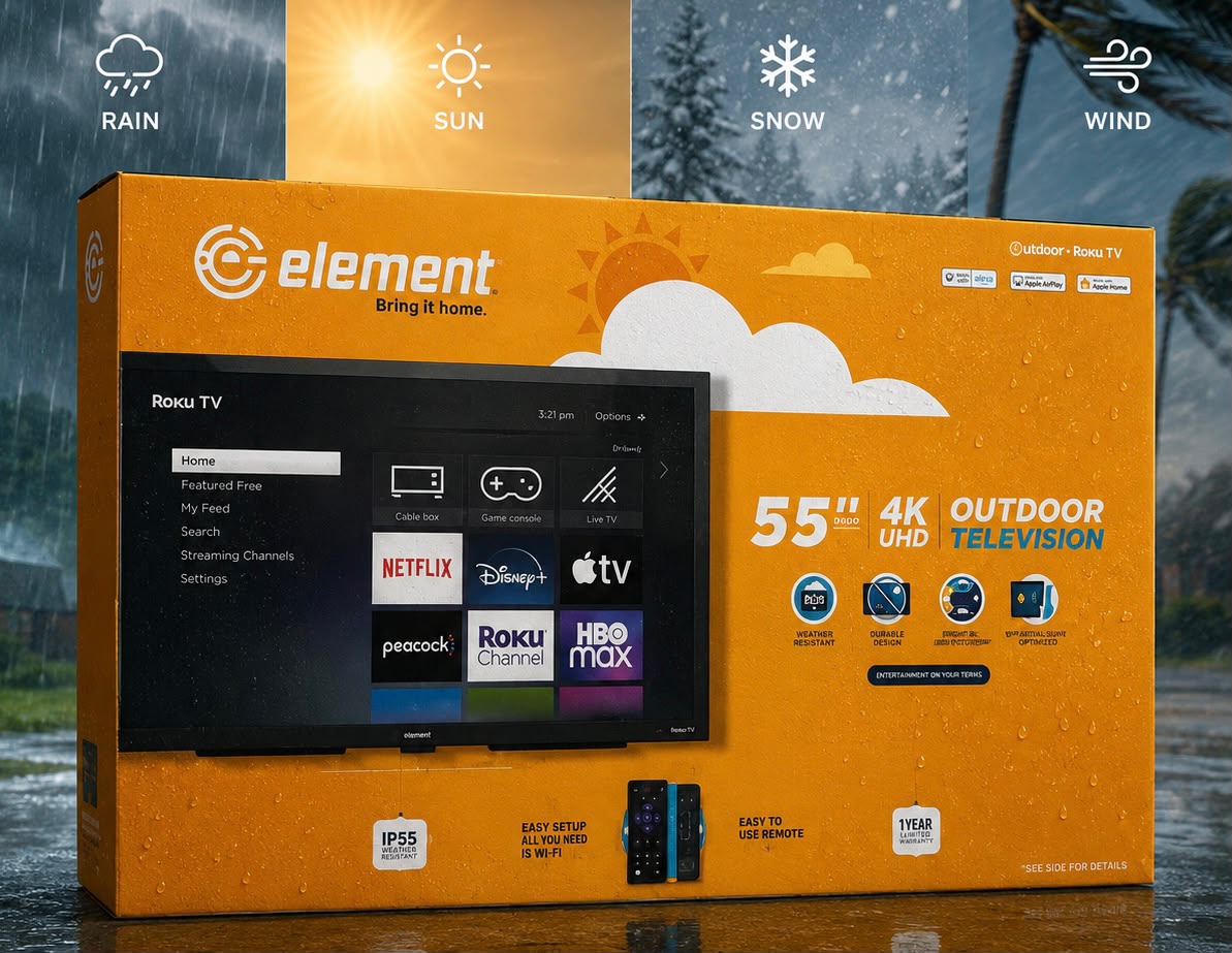55" Element Outdoor Roku TV